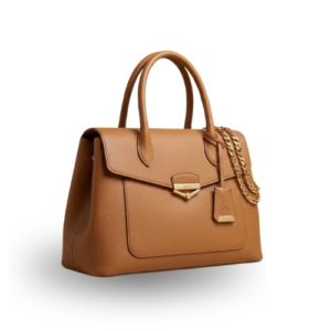 KEIA Imperial Envelope Tote in Grained Tan