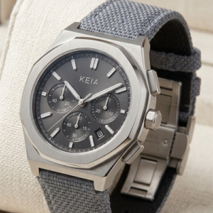 The KEIA Zenith Tactical Chronograph in Slate Grey
